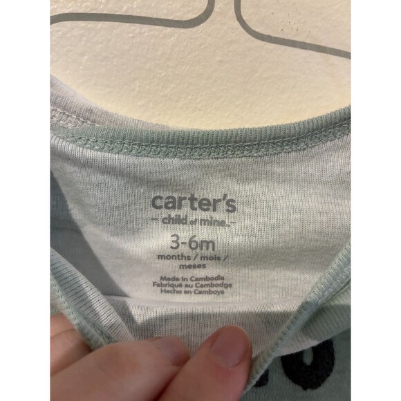 NWOT Carter's Child of Mine 3-Pack Short-Sleeve Bodysuits - 3-6M - Picture 5 of 5